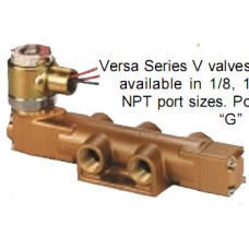 Versa solenoid valve series V Bodyported 3-Way & 4-Way Solenoid Valves